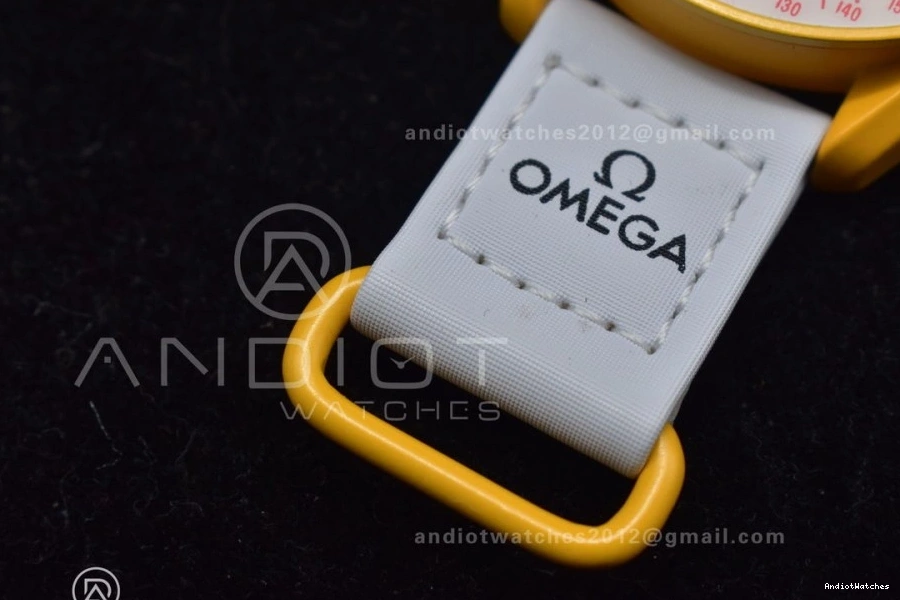 Attractive Quartz Moonwatch Nylon Bioceramic Omega to Swatch the 1185 on Mission Sun Strap x 0928